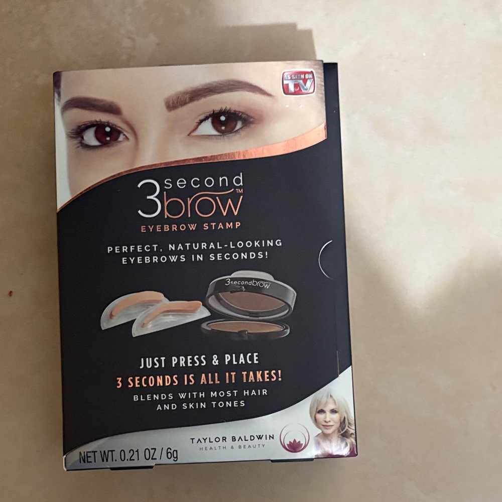 3 Second Brow Eyebrow Stamp - Brown